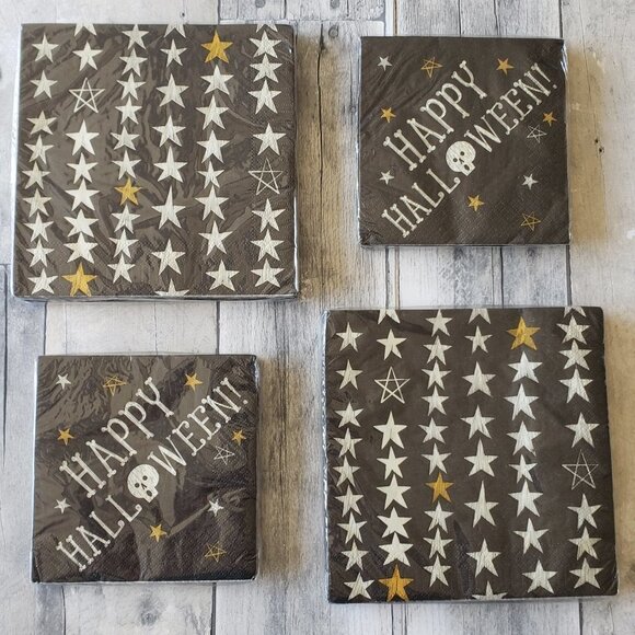NWT - Happy Halloween Napkins (set of 4) - Picture 1 of 2